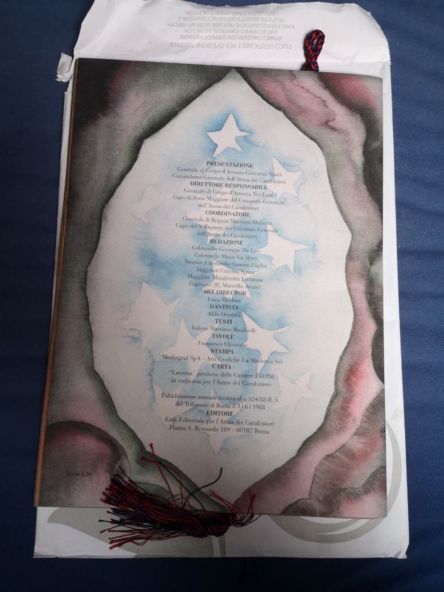 Calendario Arma dei carabinieri 2021