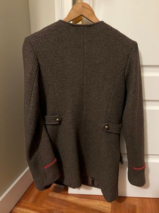 abrigo militar caqui señora pull bear M