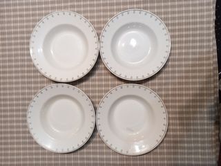 Vajilla antigua china opaca Santander