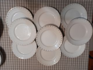 Vajilla antigua china opaca Santander