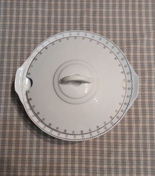 Vajilla antigua china opaca Santander