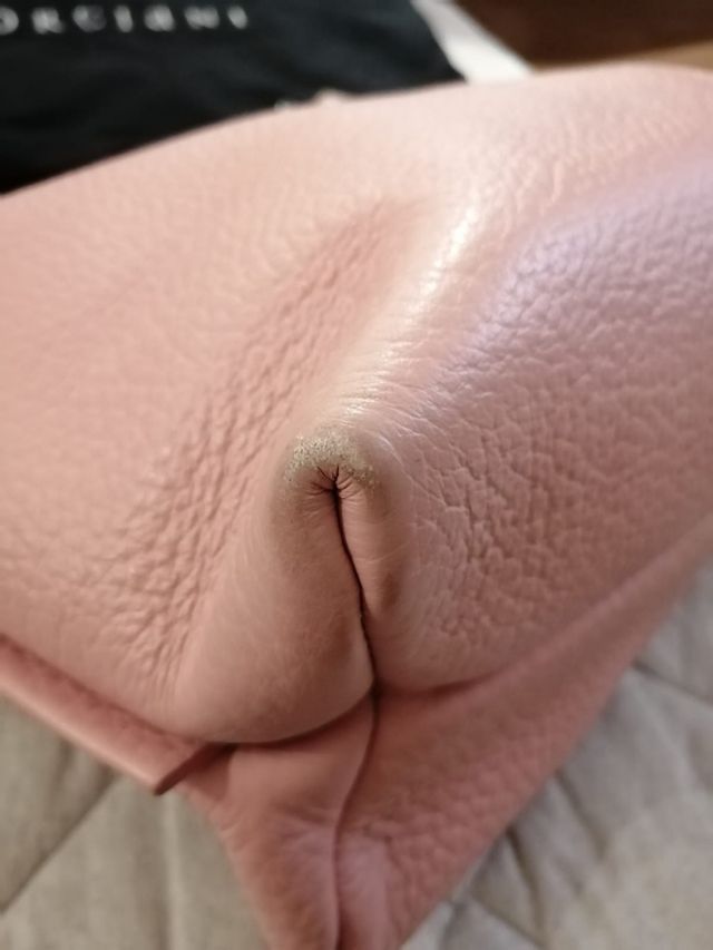 Borsa Orciani Rosa leggermente rovinata 