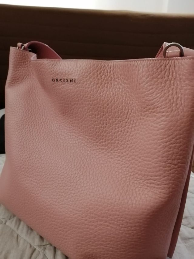 Borsa Orciani Rosa leggermente rovinata 