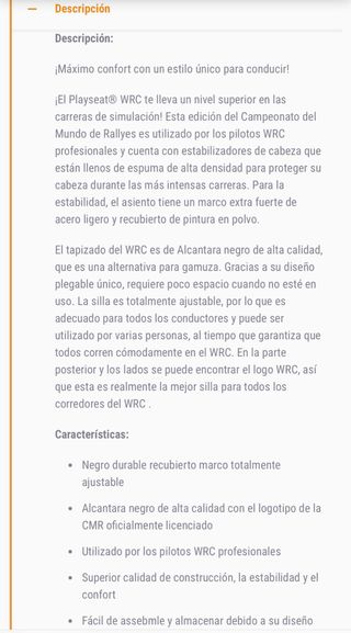 Simulador Silla PlaySeat WRC + Volante Ferrari