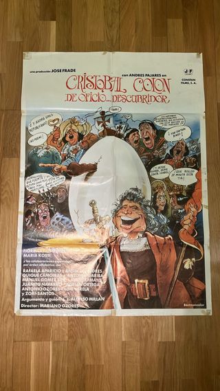 Póster Cristobal Colón de oficio descubridor