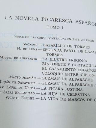 La novela picaresca española