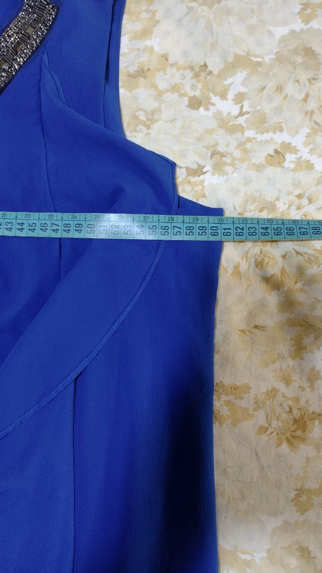 Vestido azul para bodas