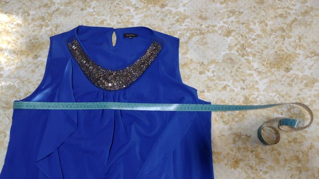 Vestido azul para bodas