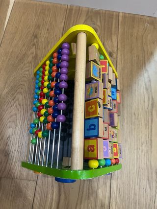 Juguete  ábaco de madera