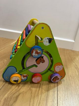 Juguete  ábaco de madera