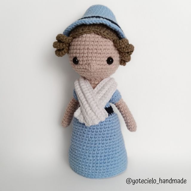 Jane Austen amigurumi