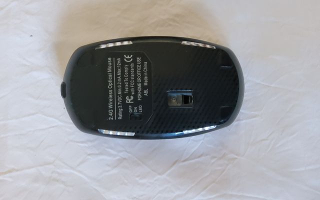 Raton inalambrico recargable con cargador 