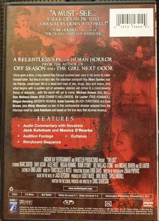 LOTE 5: PELÍCULAS DE TERROR EN DVD (EDICIONES USA)