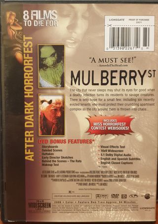 LOTE 5: PELÍCULAS DE TERROR EN DVD (EDICIONES USA)