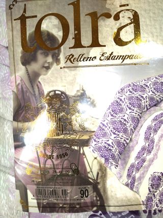 EDREDÓN VIUDA DE TOLRA CAMA 90 y 135 "OFERTA"