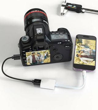 Adaptador Lightning a USB para camaras / micrófono