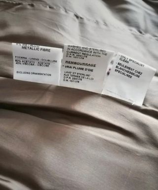 Piumino donna con piuma d oca nuovo tg m