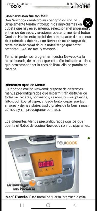 Robot de Cocina