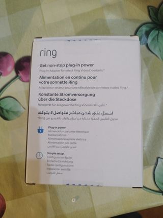 Ring plug in adapter para doorbell wired