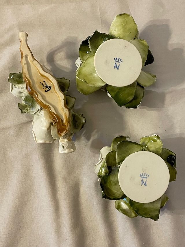 roselline in ceramica di capodimonte