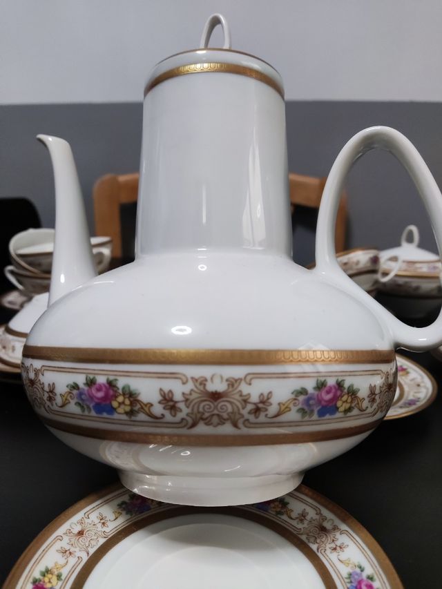 Juego de café porcelana fina