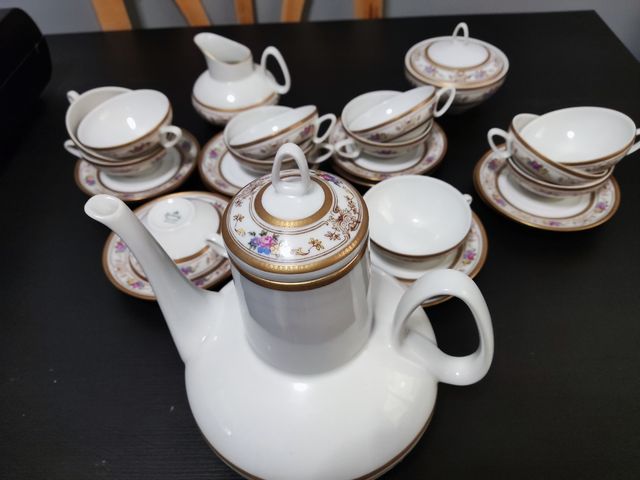 Juego de café porcelana fina