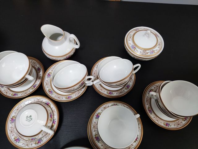 Juego de café porcelana fina