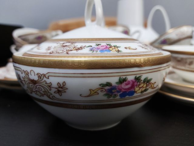 Juego de café porcelana fina