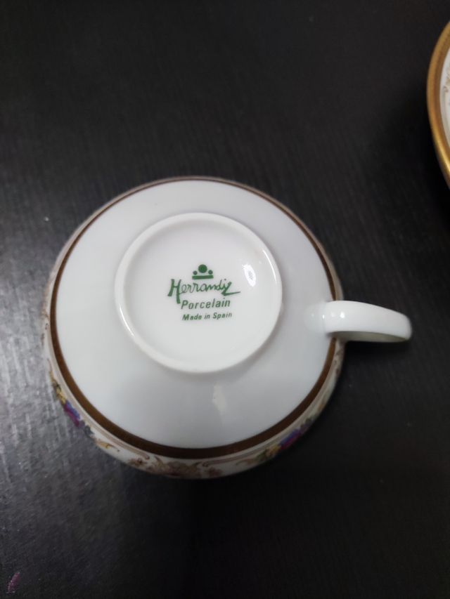 Juego de café porcelana fina