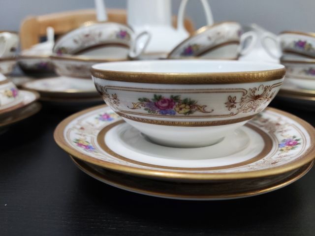 Juego de café porcelana fina