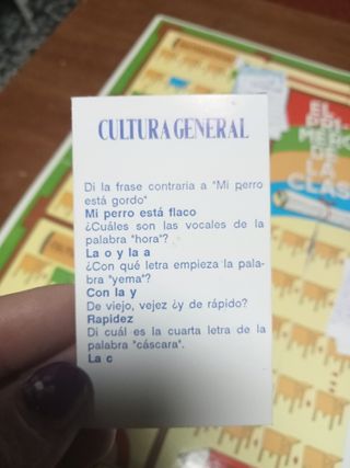 En primero de la clase