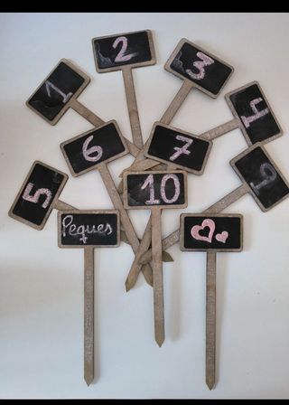 Decoración seating plan