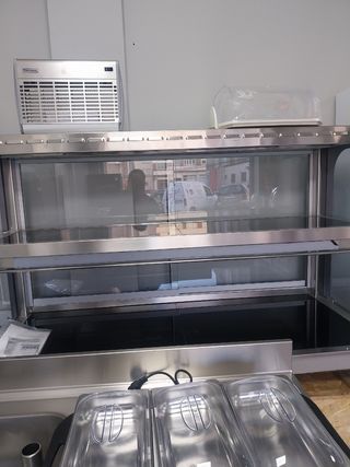 Vitrina curva vitrocerámica Inoxfera