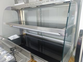 Vitrina curva vitrocerámica Inoxfera