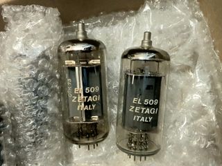 VALVULAS TUBES EL509 ZETAGI ORIGINAL
