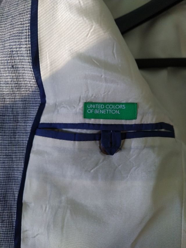 Benetton Giacca in lino