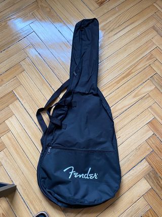 Guitarra Acústica Fender + Colgador + Funda