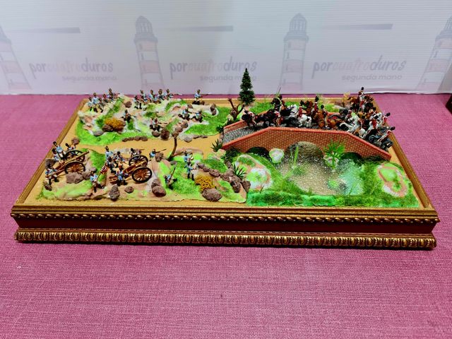 Diorama militar en Urna Cristal