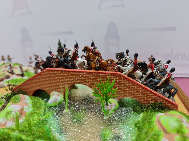 Diorama militar en Urna Cristal
