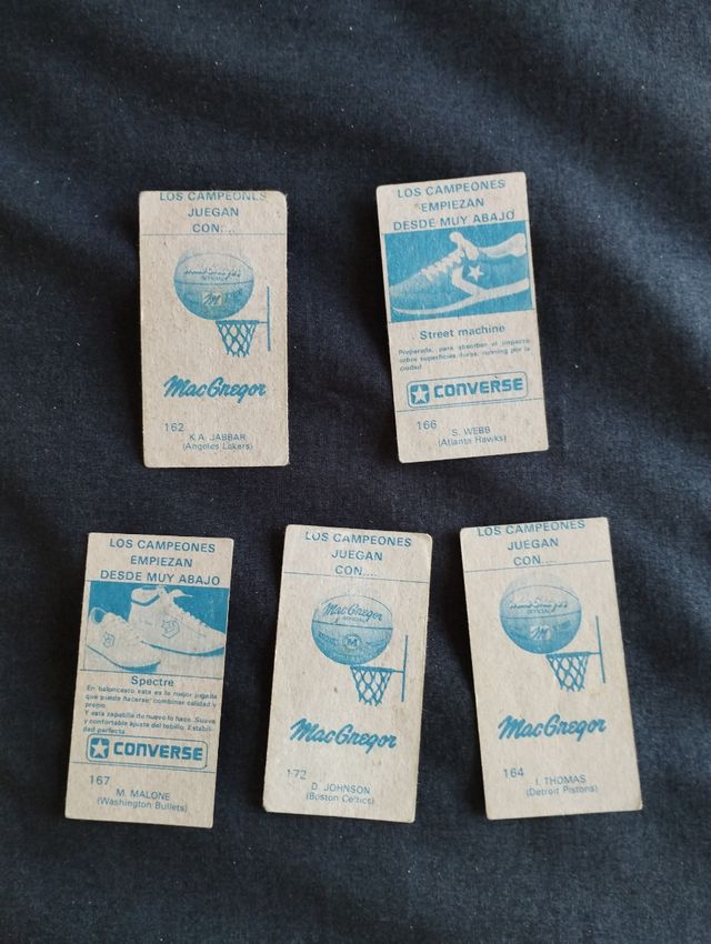 🏀 NBA cromos 1986 vintage