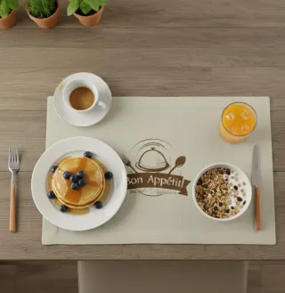 Set 4 Tovagliette Americane 49x32cm Design Moderno