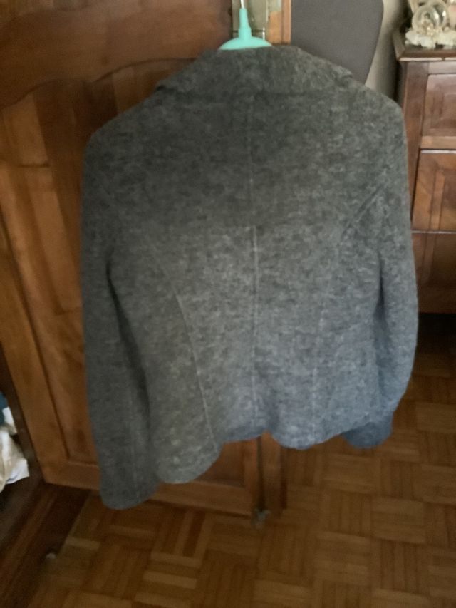 Giacca in lana cotta