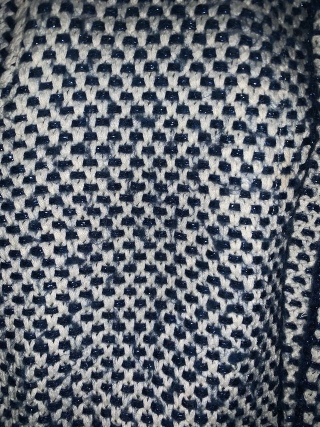 chaqueta niña T 6  tipo Chanel hilo metalizado