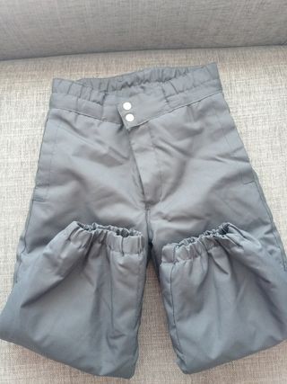 Pantalon y manoplas nieve