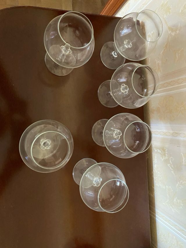 6 copas de vino diseño