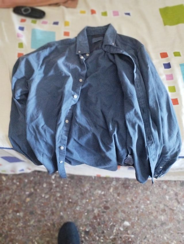 Camisa hombre manga larga