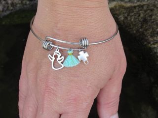 pulseira em aço inoxidável