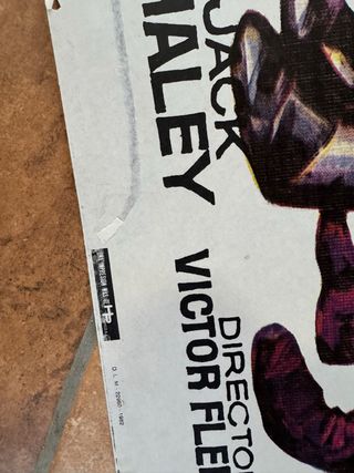 MAGO DE OZ CARTEL DE CINE ORIGINAL 1982