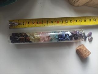 Fiala pietre cristalli 7 chakra minerali pietre