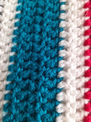 Dos manta de crochet, en lana